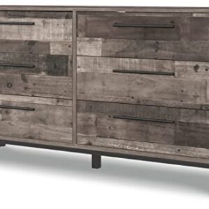 Signature Design by Ashley Neilsville 6 Drawer Dresser, Dark Brown