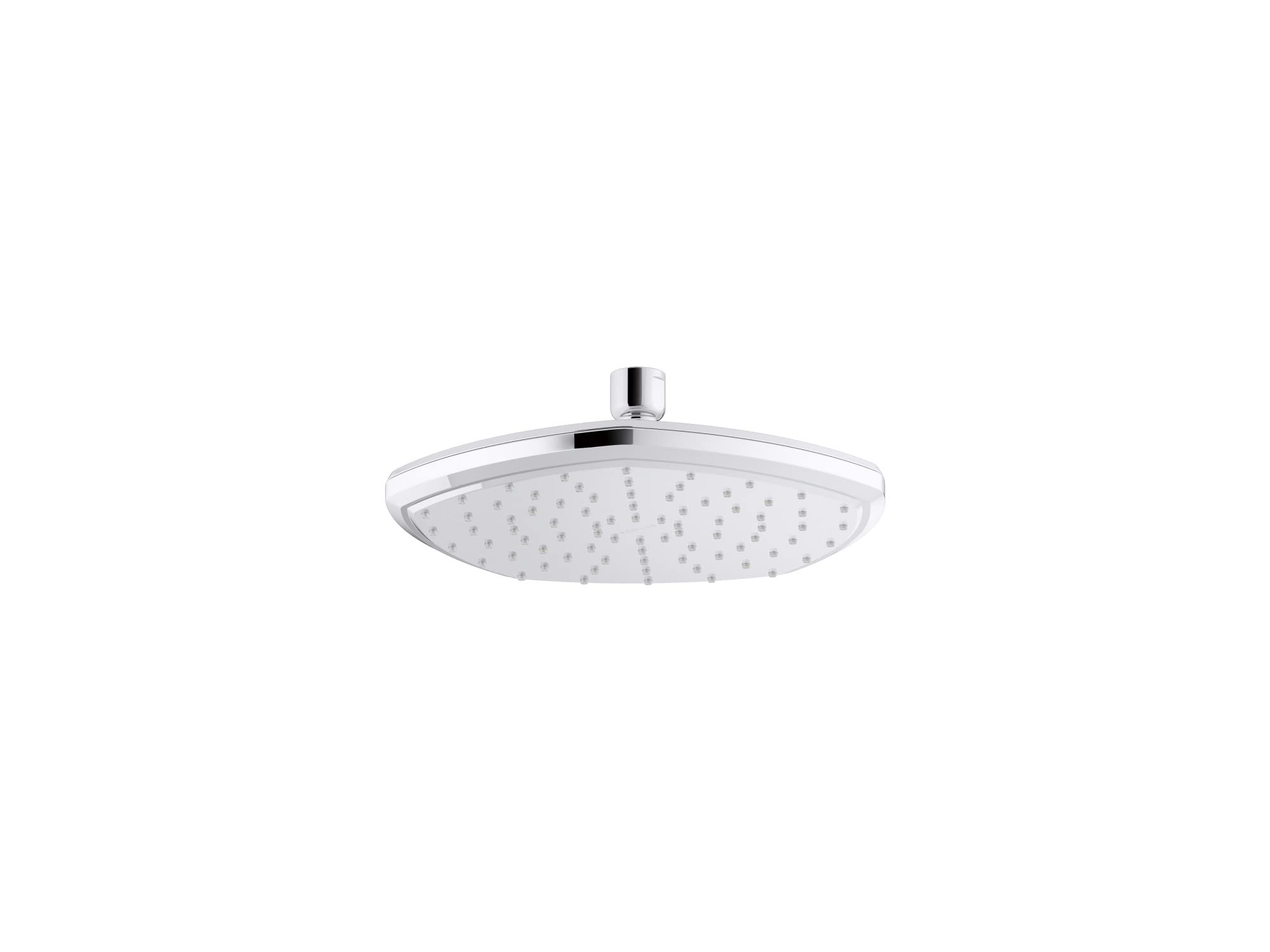 KOHLER 27051-CP Occasion 8" Single-Function Rainhead, Single-Spray Rain Shower Head, Rainfall Shower Head, 2.5 GPM, Polished Chrome