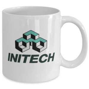 Initech mug. Office Space, corporate America Initech. 11oz coffee mug.