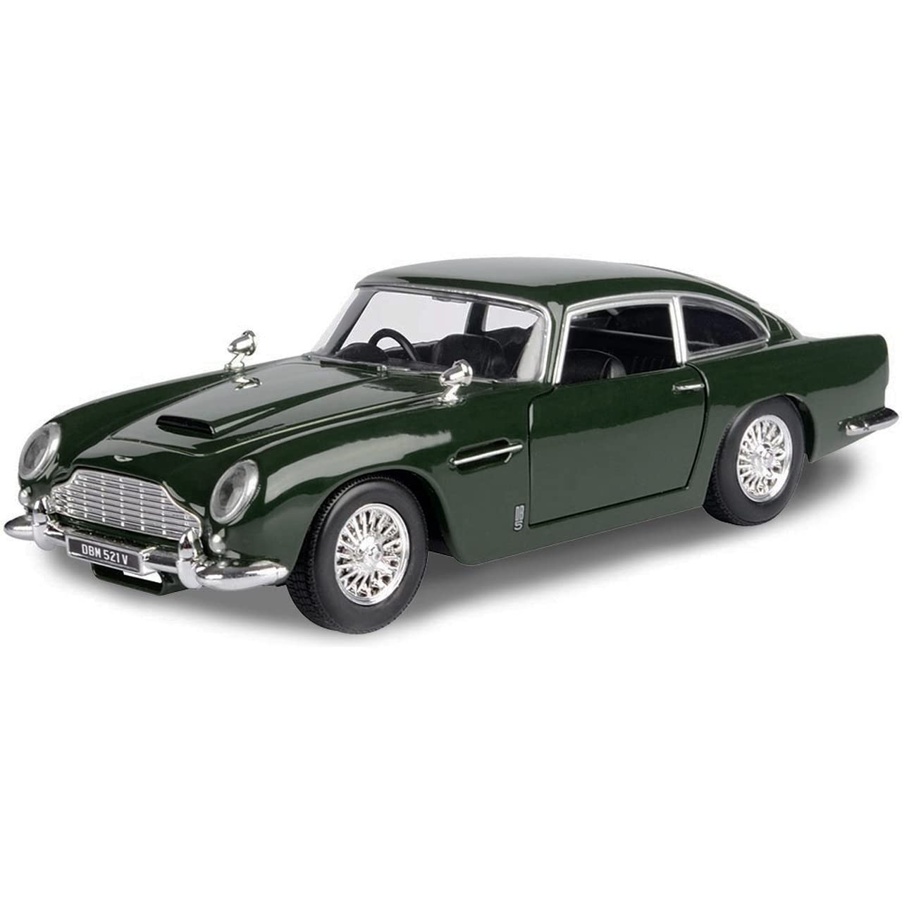 DB5 RHD (Right Hand Drive) Dark Green Timeless Legends Series 1/24 Diecast Model Car by Motormax 79375