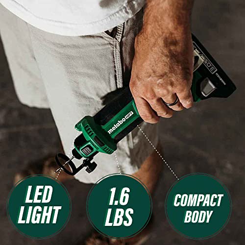 Metabo HPT 18V MultiVolt™ Cordless Drywall Cut-Out Tool | Tool Only - No Battery | Brushless Motor | 28,000 RPM | 1/8-Inch & 1/4-Inch Collets | M18DYAQ4