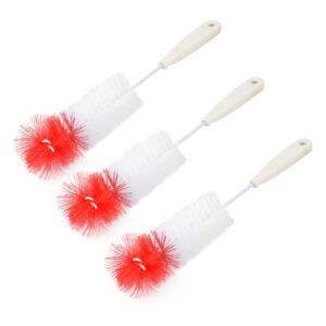 qtqgoitem plastic household tea coffee cup bottle glass mug cleaning washing brush 3 pcs (model: 7e8 eb0 b07 f44 8a4)