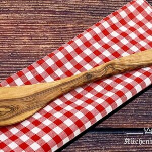 Olive Wood Spatula For Cooking Beautiful Wooden Spatula Turner Ideal For Nonstick Cookware, Stirring, Fry, Mixing, and Flipping Handmade For Kitchen Cookware