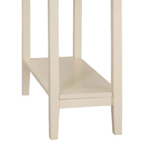 Naomi Home Roxy Flip Top Chairside Table Set of 2 Cream