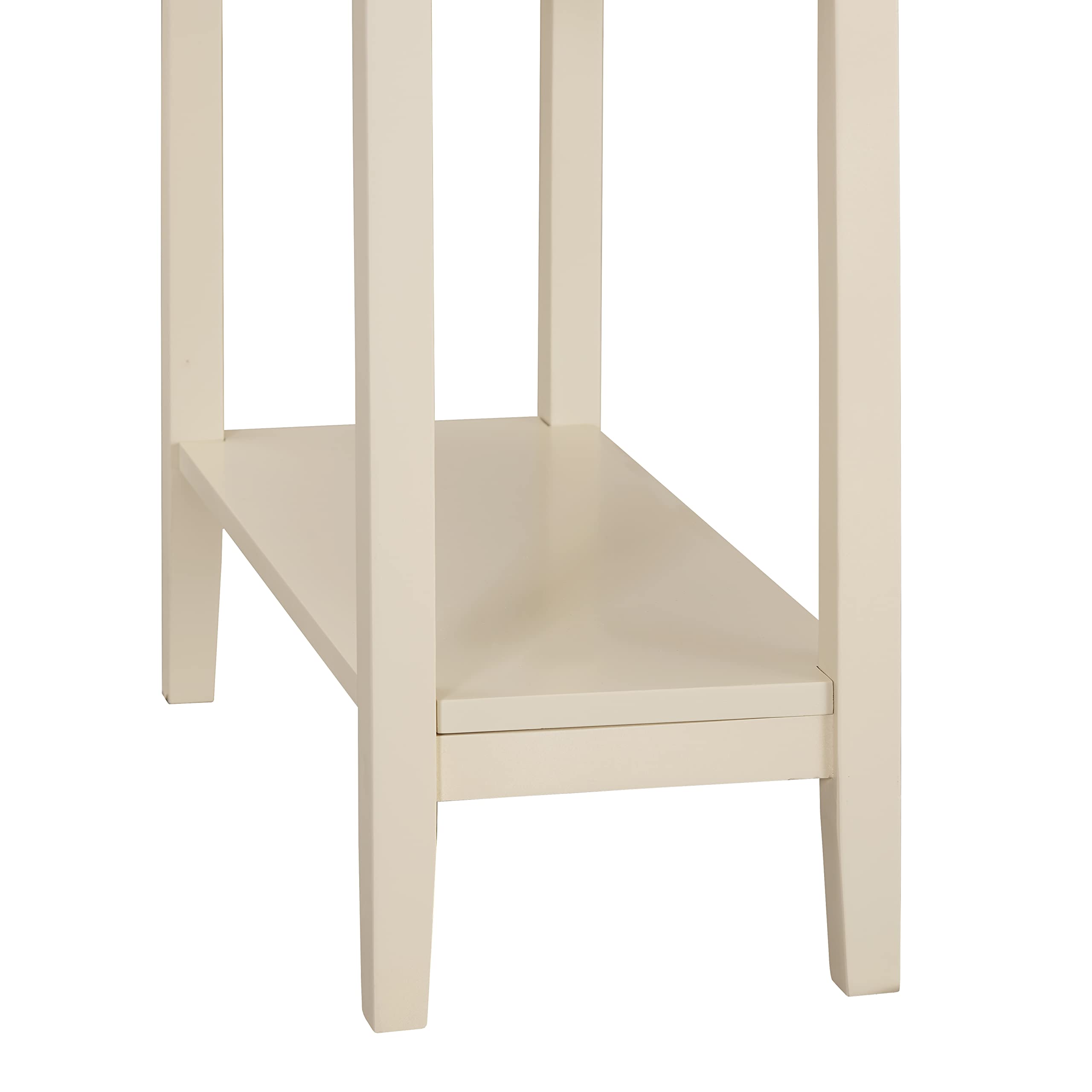 Naomi Home Roxy Flip Top Chairside Table Set of 2 Cream