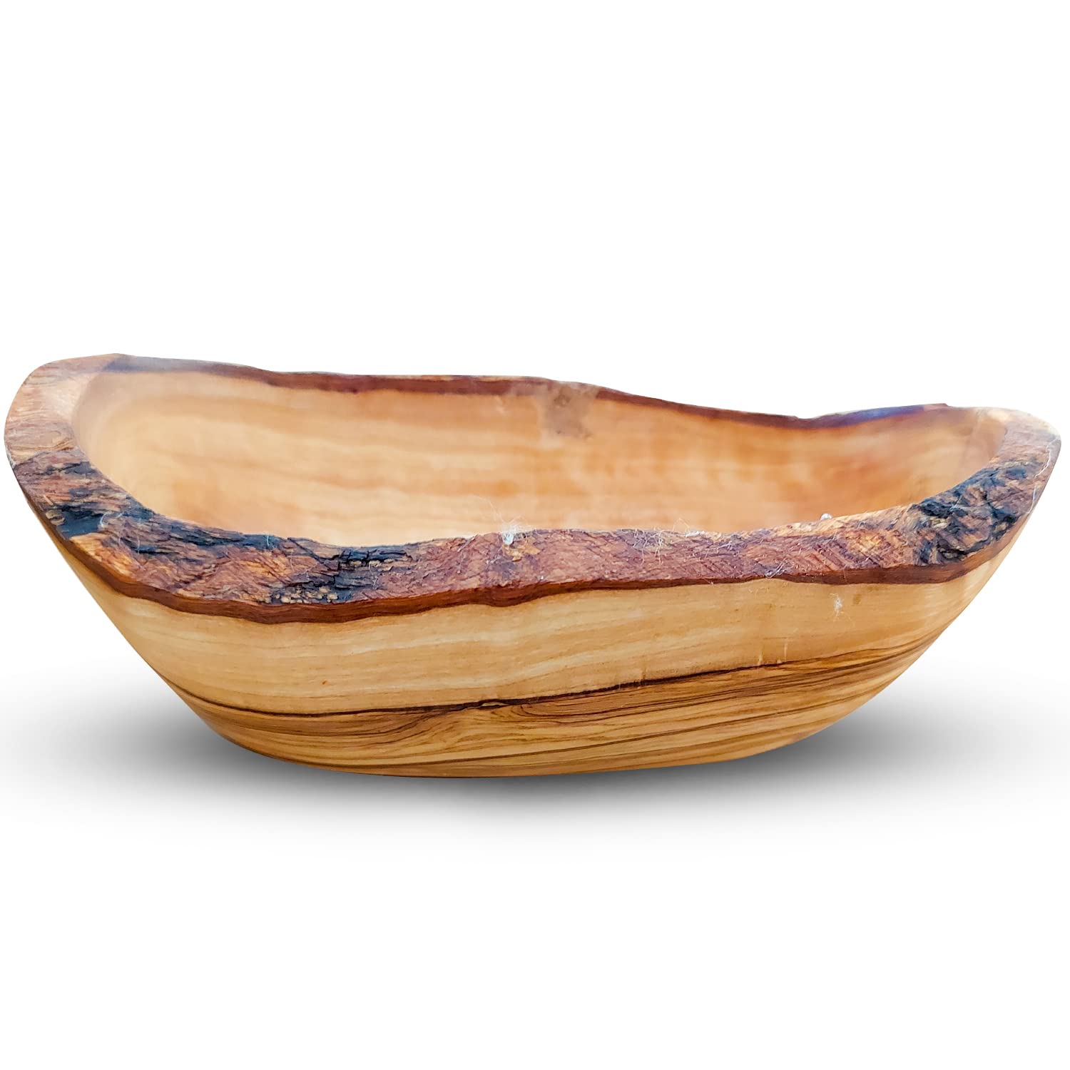 OLIVANERA olive wood rustic dipping bowl 5,5*2.5*2.5 inch,decorative wooden bowl, small wooden bowl, Handcrafted mixing Bowls for Serving Nuts Desserts Fruits, and Accent Decor Gifts for Any Occasion