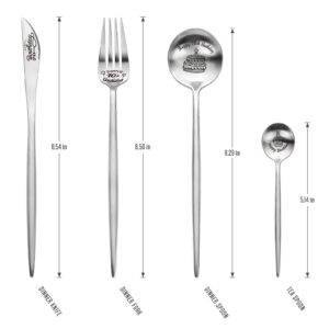 Happy 70th Birthday Spoon&Fork Gifts Engraved Cutlery Set Personalized Birthday Gifts for Son Daughter Sister Brother Friends