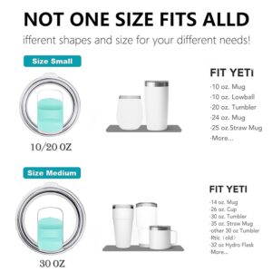 Replacement Magnetic Lid Slider,Compatible with YETI Magnetic Lid 10oz, 14oz, 16oz, 20oz, 26oz, 30oz,Magnetic Spill Proof Tumbler Cover(4 Packs)