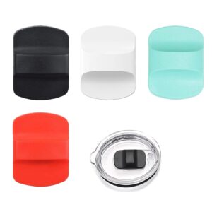 replacement magnetic lid slider,compatible with yeti magnetic lid 10oz, 14oz, 16oz, 20oz, 26oz, 30oz,magnetic spill proof tumbler cover(4 packs)