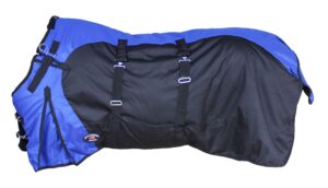 challenger 76" 1200d turnout waterproof fleece lined medium winter blanket sheet 385lg