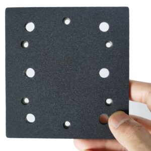 Square Sander Pads 1/4 Sheet Finish Sander Replacement Pad for Ryobi Double Insulated Sander S652D S652DK S652DG - (1 Pack)