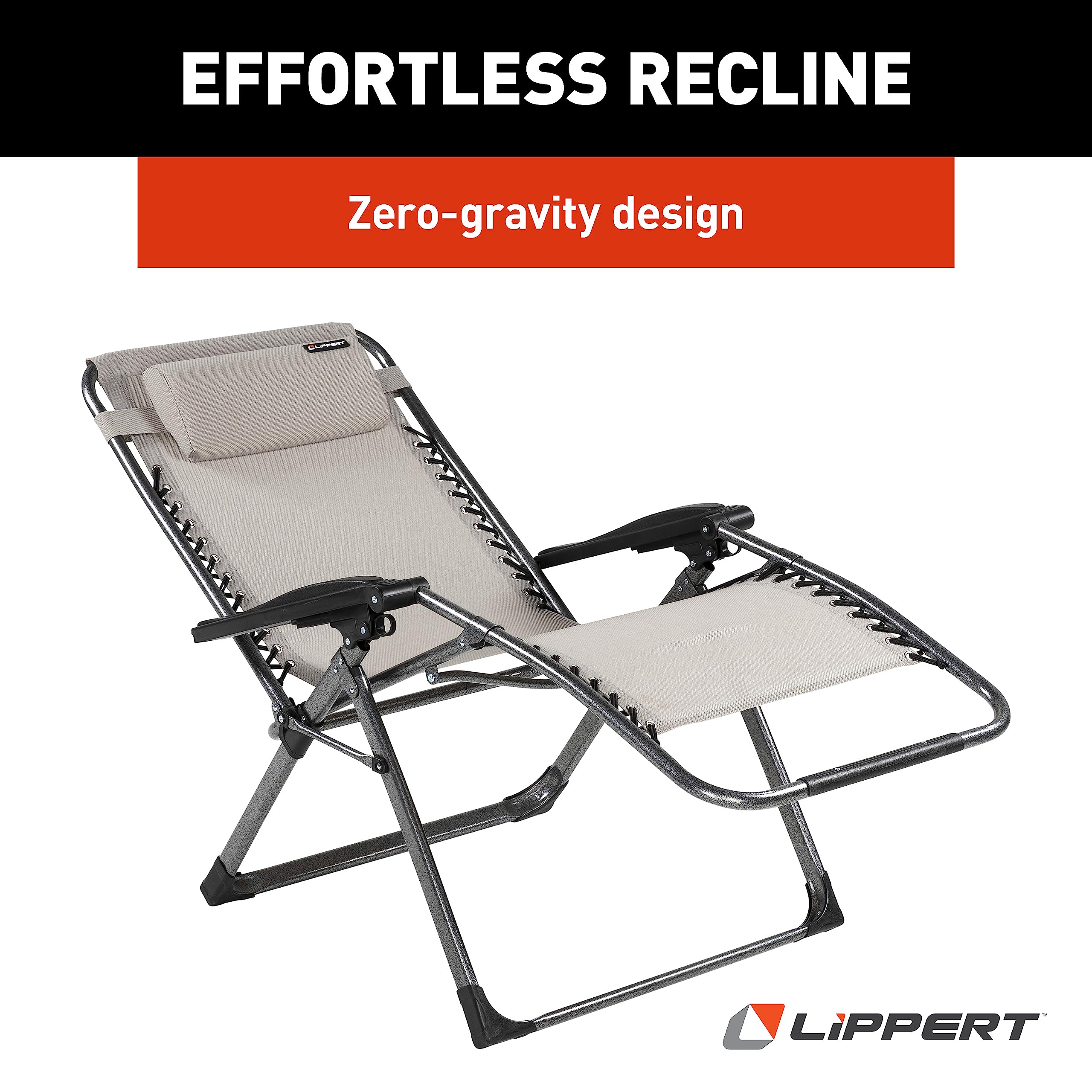 Lippert Components 2021123288 Stargazer Plus Zero Gravity Chair - Sand