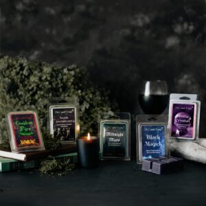 The Candle Daddy Salem Book of Smells Halloween 5 Pack - 5 Amazing Witchy Wax Melts - 30 Total Cubes - 10 Total Ounces