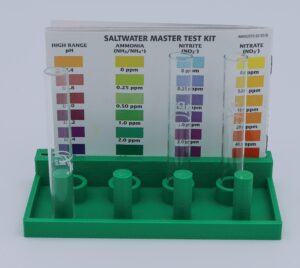 chris's aquatic design aquarium test kit stand and drying station (green)