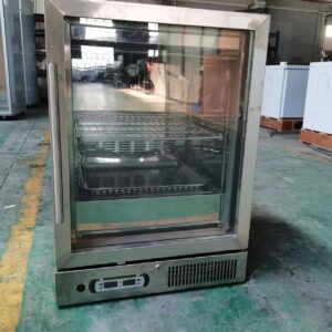 Kolice Commercial Beef Aging Showcase Freezer, Dry Aging Beef Fridge and Cabinet, Steak Aging Machine,Commercial Steak Ager-168L, 3 Tiers,Temperature Range: -5℃~ to 10℃ (23℉ to 50℉)