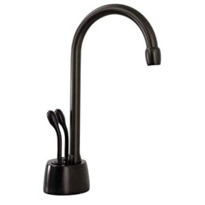 Westbrass CO140-12 Develosah 9" 2-Handle Hot and Cold Water Dispenser Faucet Kit with Filter, Kitchen Sink Strainer & Disposal Trim Set, Oil Rubbed Bronze