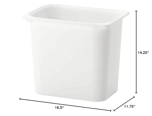 I-K-E-A TROFAST Storage Box Stackable White16 ½x11 ¾x14 ¼" - NEW