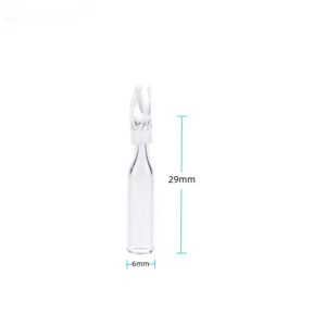 Polyspring Insert Clear Glass, 6mm Insert Diameter,HPLC Vial Insert Volume 200µl (Pack of 100)