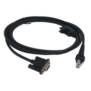 E-Simpo 3Mtr/10ft Accessory for HHP Scanner 1900g,Hyperion 1300g,Xenon 1900/1902,Voyager 1250g/1200g RJ48 to DB9 with DC Port RS232 Serial Cable(RS232 Cable)