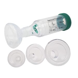 caphstion cat/dog inhaler aerosol chamber with breathing indicator silicone mask,spacer asthma (bag a with masks 012)