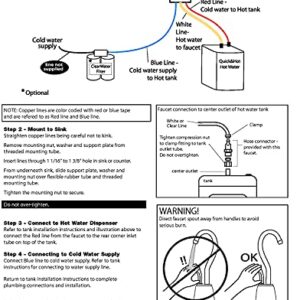 Westbrass CO139-07 Velosah 9" 1-Handle Hot Water Dispenser Faucet Kit with Filter, Kitchen Sink Strainer & Disposal Trim Set, Satin Nickel