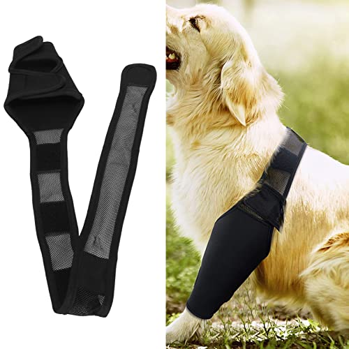 Dog Elbow Brace Protector Pads, Provides Support Breathable Dog Elbow Protector Pads for Prevents Injuries Elbow Calluses (L)