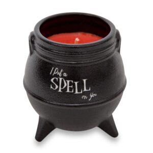 Disney Hocus Pocus "I Put A Spell On You" Ceramic Cauldron Candle | Lemongrass Fragrance With 30-Hour Burn Time