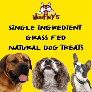 Woofley's Natural Brown Cow Ears - (20 Count) - Best Cow Ears for Dogs - Beef Buffalo No Hide Dog Chews - Natural Cow Ear Dog Chews