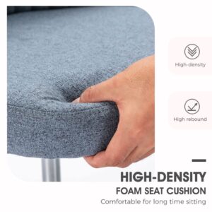 Home Office Desk Chair - Adjustable Rolling Chair, Armless Cute Modern Task Chair for Office, Home, Make Up,Small Space, Bed Room