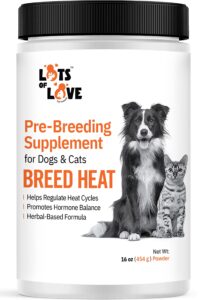 breed heat - breeding & reproductive supplement for dogs & cats (formerly thomas labs, same product) - 16 oz powder