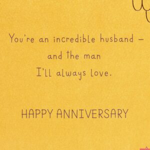 American Greetings Anniversary Card for Husband (Happy In Ways I'd Never Dreamed)