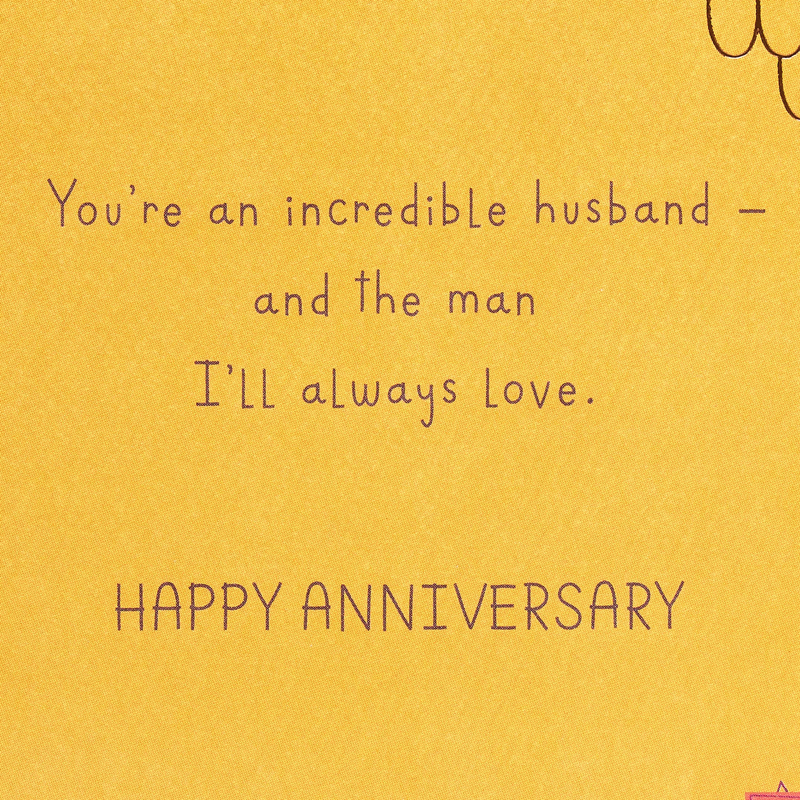 American Greetings Anniversary Card for Husband (Happy In Ways I'd Never Dreamed)