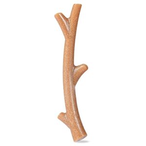 arm & hammer for pets barkies tree branch compressed wood collection, 8 inch bacon flavored wood blend chew toy for dogs | faux stick, splinter-free, safer & durable alternative to chewing sticks