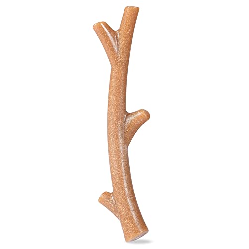 Arm & Hammer for Pets Barkies Tree Branch Compressed Wood Collection, 8 Inch Bacon Flavored Wood Blend Chew Toy for Dogs | Faux Stick, Splinter-Free, Safer & Durable Alternative to Chewing Sticks