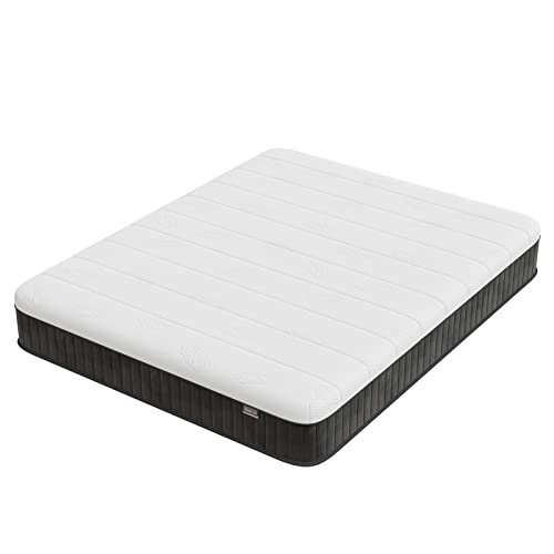 Swbvs Twin Mattress, 10 Inch Memory Foam Single Bed Mattress with Innerspring Hybrid Mattress in a Box Pressure Relief & Supportive Twin Size Mattress