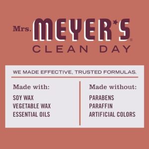 Mrs. Meyer’s Clean Day Scented Soy Candle, Large, Fall Leaves Scent, 7.2 oz