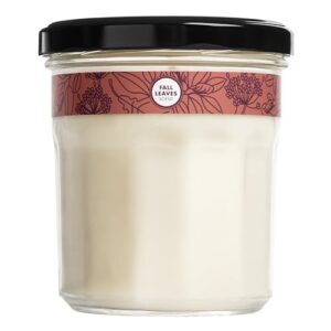 mrs. meyer’s clean day scented soy candle, large, fall leaves scent, 7.2 oz