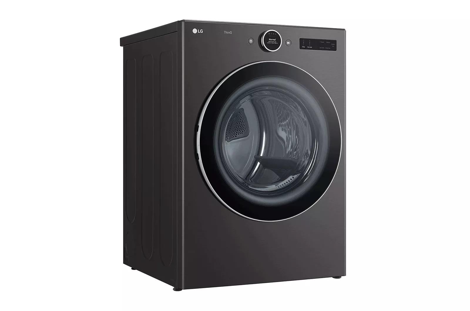 LG DLEX6700B 27 Inch Smart Electric Dryer with 7.4 Cu. Ft. Capacity, 23 Dryer Cycles, Wrinkle Care, TurboSteam, Dial-A Cycle™ Knob, FlowSense Indicator, AI Fabric Sensor