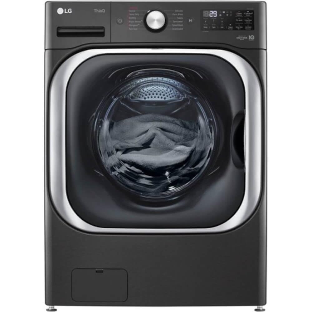 LG WM8900HBA 5.2 Cu. Ft. Black Steel Front Load Washer