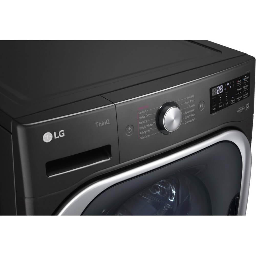 LG WM8900HBA 5.2 Cu. Ft. Black Steel Front Load Washer