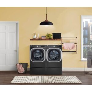 LG WM8900HBA 5.2 Cu. Ft. Black Steel Front Load Washer