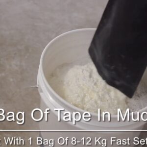 Liagle Tape in Mud™ - Drywall Tape Alternative Tapeless Drywall Finishing- Finish Drywall Joints Without Tape-Save 40% of Labor - Fibre Reinforcement additive 2 Bags/Pack