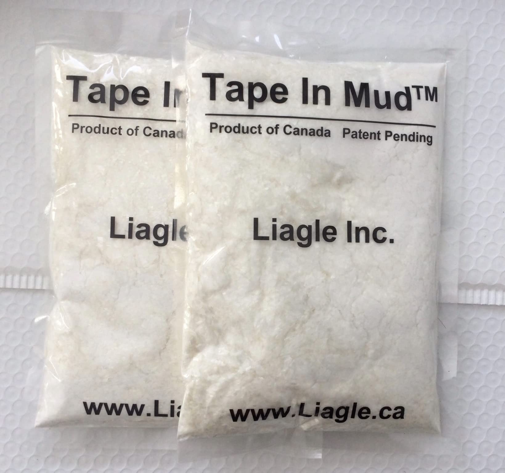 Liagle Tape in Mud™ - Drywall Tape Alternative Tapeless Drywall Finishing- Finish Drywall Joints Without Tape-Save 40% of Labor - Fibre Reinforcement additive 2 Bags/Pack