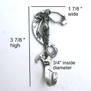 Mermaid Hook for Wall Hang Towels,Purses,leashes,Clothes,Tools and More