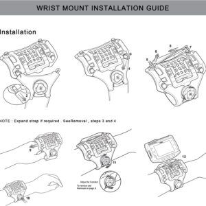 Wrist Strap Mount for Zebra WT6000 WT60B0 Reg Straps PN：SG-NGWT-WRMTS-01 Replacement Wrist Mount Kit for Zebra Wearable Scanners