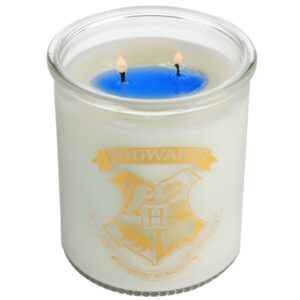 Harry Potter Color Changing Hogwarts House Candle, Large 10 oz - Mystery Color Wax Turns from White to A Color When Lit to Reveal a Hogwarts House - Soy Wax, Unscented - Great Gift for Teens & Adults