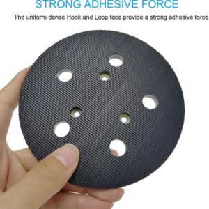 2 Pack 5 Inch 5 Hole Replacement Sander Pad for Porter Cable 333 333VS Random Orbit Sanders, 5" Hook and Loop Orbital Sanding Pad for Porter Cable 13904/13909