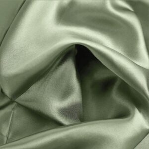 Efavormart 54" Wide x 10 Yards Satin Wedding Banquet Restaurant Wholesale Fabric Bridal Bolt for Party Events Decor - Eucalyptus Sage Green