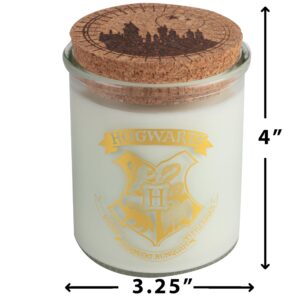 Harry Potter Color Changing Hogwarts House Candle, Large 10 oz - Mystery Color Wax Turns from White to A Color When Lit to Reveal a Hogwarts House - Soy Wax, Unscented - Great Gift for Teens & Adults