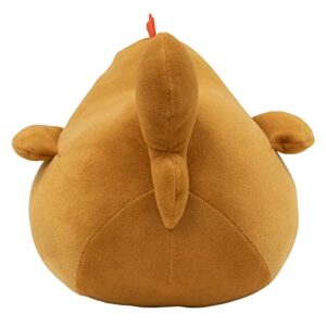 Lxooezu Video Game Valley Chicken Plush Toy 7.9 inches Chicken Pillow Game Peripheral Stuffed Animal Surprise Gifts for Boys and Girls Stardew Merch (Brown)